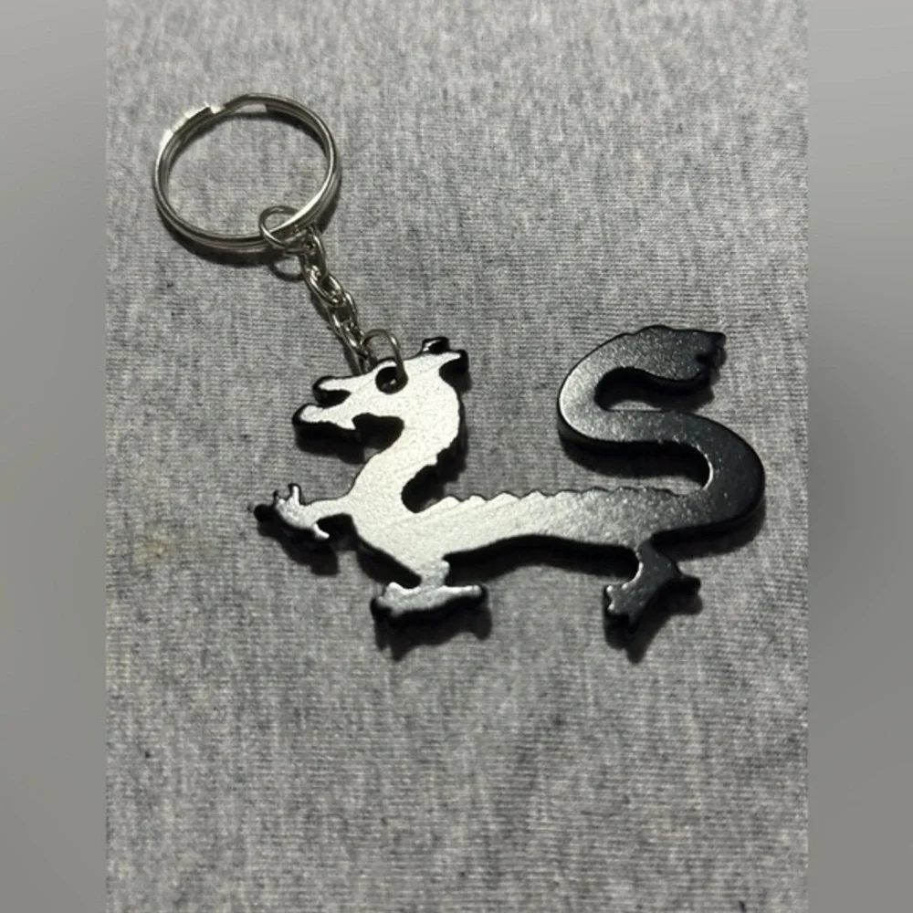 Black Dragon Keychain